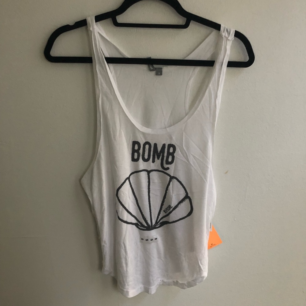 Rip curl Bombshell graphic tank sz S NWT